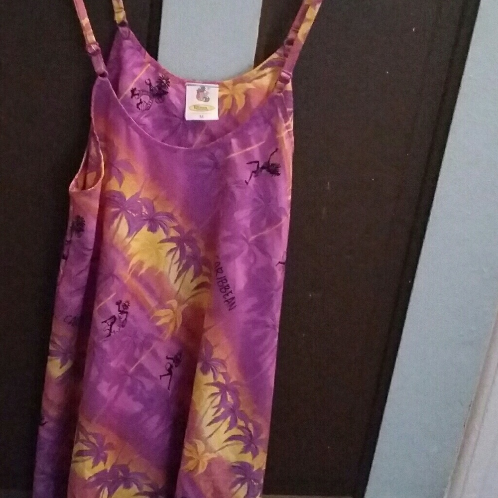 Rims brachwear women's satin Caribbean slip over